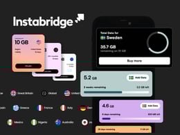 صورة ترويجية تظهر خصومات وعروض Instabridge Esim